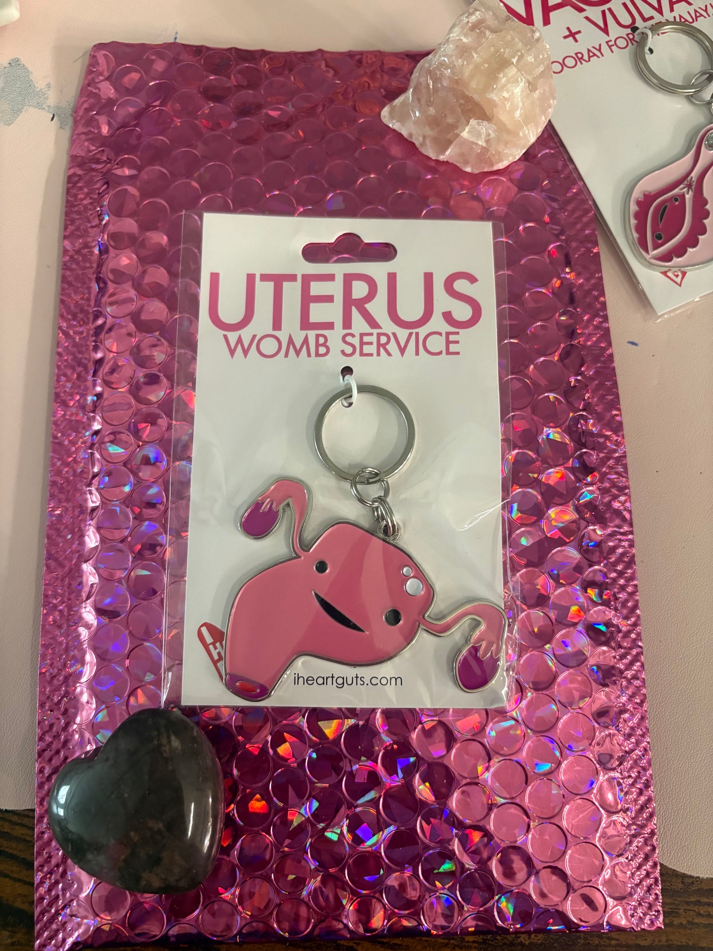 Uterus Keychain
